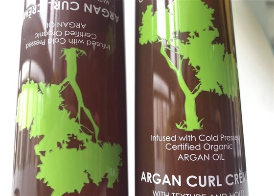 200ml  arc-shaped flip top cap Dia50 color tube plastic tube pcakaging silk print argan curl cream