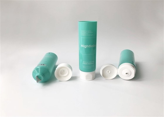 200ml Food Pet Plastic Tube Blue Color 2 Layer With Fixed Front High Flip Top Cap