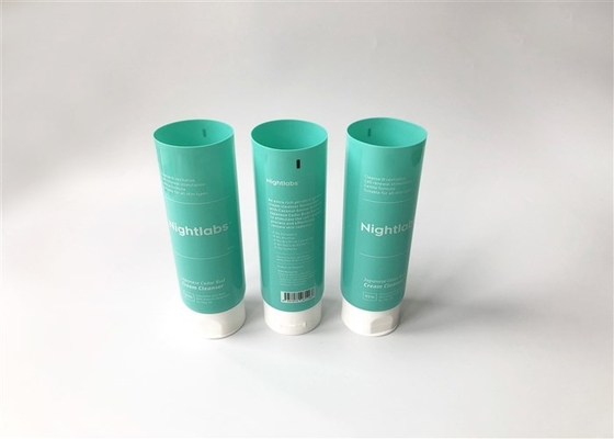 200ml Food Pet Plastic Tube Blue Color 2 Layer With Fixed Front High Flip Top Cap