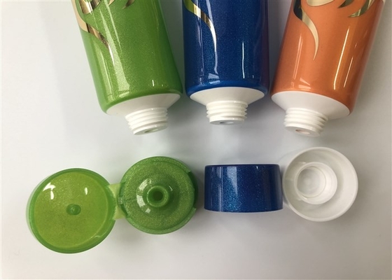 Diameter 25mm All plastic high brightness composite extrusion tube series 1 color silk screen hot stamping gold
