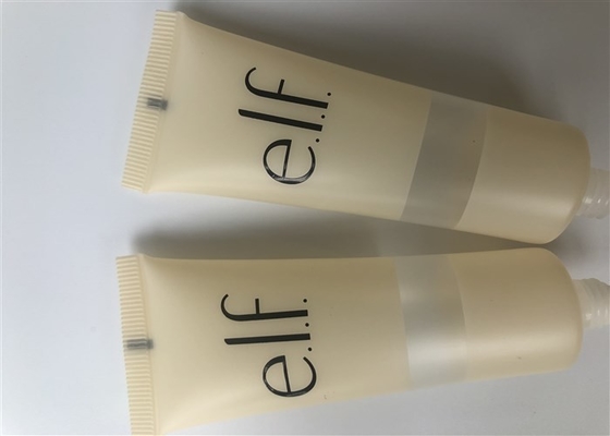 Diameter 25mm transparent tube elf Glow Lotion full size round head 1 color offset and silk screen with acrylic cap