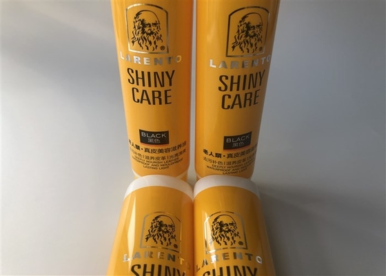 Diameter 35mm Plastic Tube Packaging Larento Shiny Care 60g Hot Stamping Silver