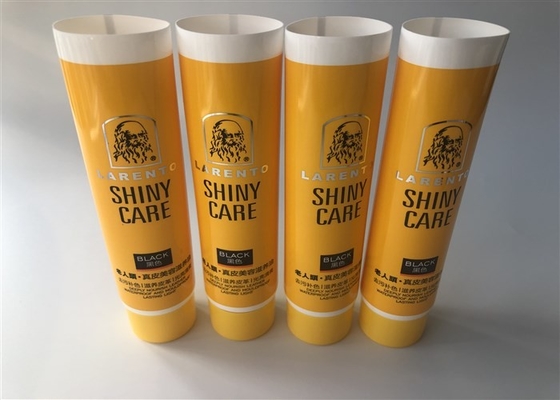 Diameter 35mm Plastic Tube Packaging Larento Shiny Care 60g Hot Stamping Silver