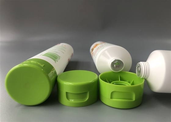 Babyganics Lotion Tube Packaging / PE Cosmetic Tube Flip Top Cap 113g