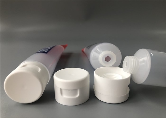 Transparent Light Plastic Tube Packing Punch An Airplane Hole With Flip Top Cap 75g