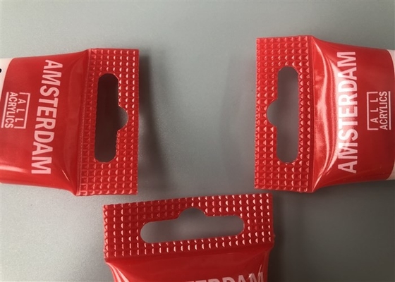 Transparent Light Plastic Tube Packing Punch An Airplane Hole With Flip Top Cap 75g