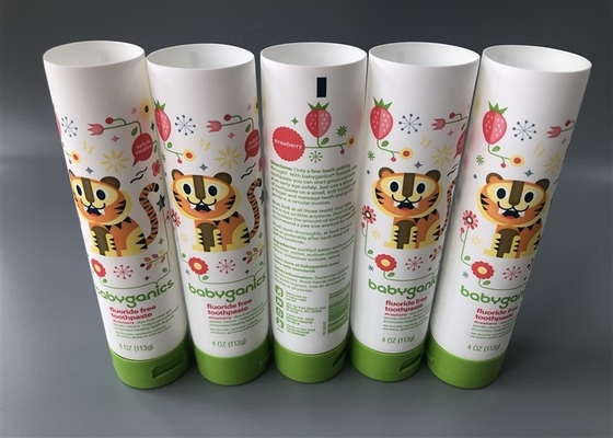 Babyganics Cosmetic Tube Packaging 113g With Flip Top Cap PE Material