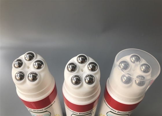 4c Offset Printing 5 Steel Ball Plastic Cosmetic Tube 200ml Ruski Balsam