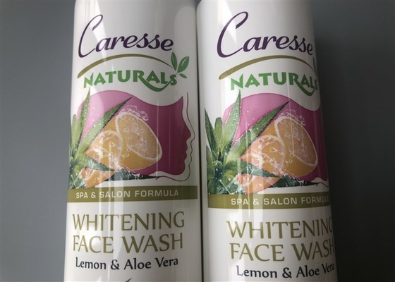 200ml Cosmetic Tube Packaging Size 50*154mm Extruded Whitening Face Wash Filling From Tube End