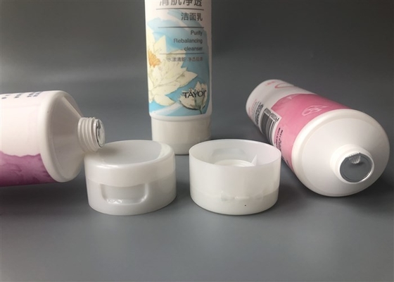 8 Color Offset Matt Cosmetic Sample Tubes Diameter 40mm 100ml Round Shape