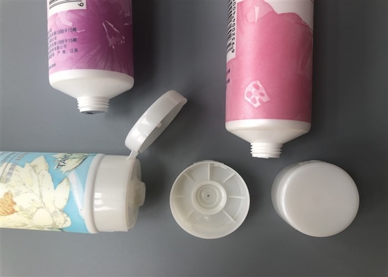 8 Color Offset Matt Cosmetic Sample Tubes Diameter 40mm 100ml Round Shape