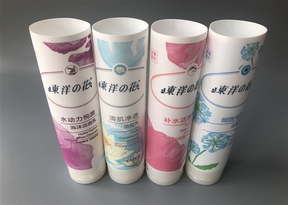 8 Color Offset Matt Cosmetic Sample Tubes Diameter 40mm 100ml Round Shape