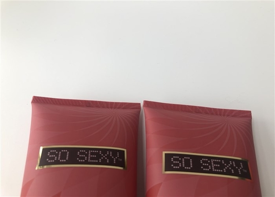 Diameter 50mm Plastic Empty Cosmetic Tubes Offset Printing And Hotstamping Silver