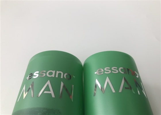 No Irritation Shave Gel Plastic Tube Bottles 120ml Diameter 50mm Green With Frosted Cap