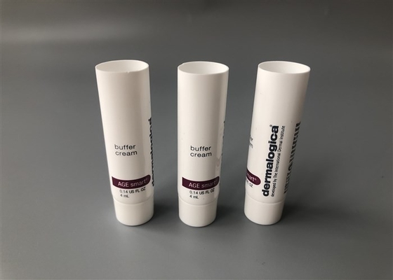 4ml Cream Tube Packaging Milk White Diameter 16mm Buffer 2 Color Offset  Printing Glossy