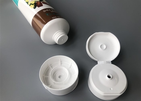 Blue Spa Milk White Plastic Cream Tubes 200ml 6c With Korean Flip Top Cap