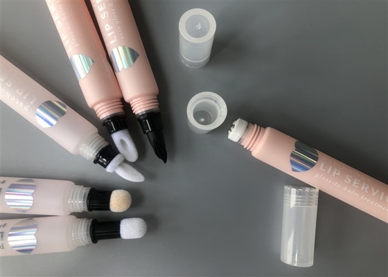 Colorful Lip Gloss Plastic Tube Series With Different Of Types Lipstick Heads