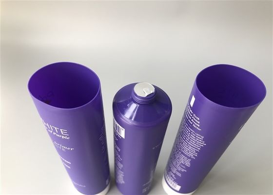 Purple Pop White Tube Cosmetic Packaging 2c Silk Screen Printing 113g