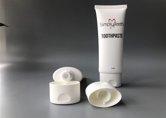 Customized Size Plastic Cosmetic Tubes With Flip Top Cap 3 Offset Printing
