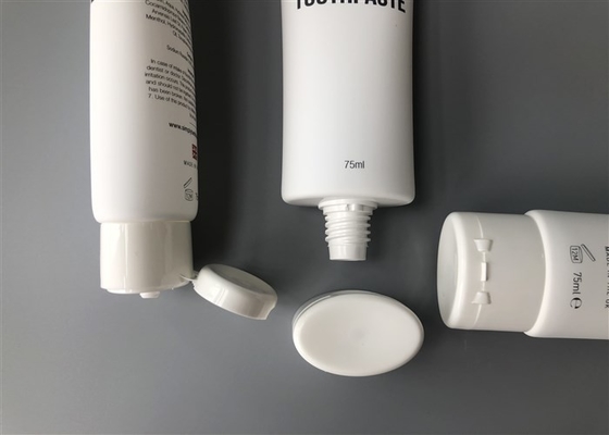 Customized Size Plastic Cosmetic Tubes With Flip Top Cap 3 Offset Printing