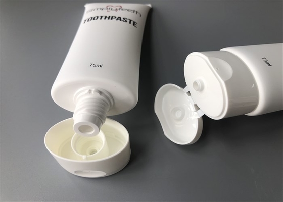 Customized Size Plastic Cosmetic Tubes With Flip Top Cap 3 Offset Printing
