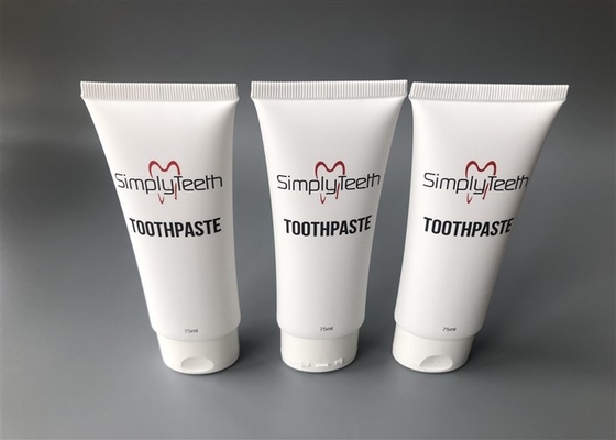 Customized Size Plastic Cosmetic Tubes With Flip Top Cap 3 Offset Printing