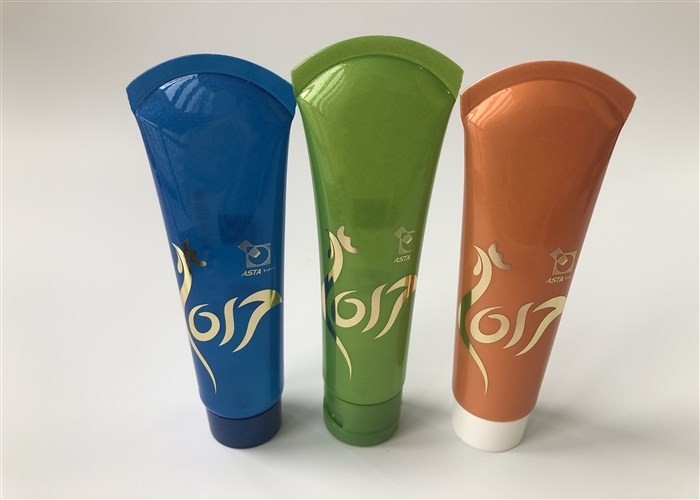 Diameter 25mm All plastic high brightness composite extrusion tube series 1 color silk screen hot stamping gold