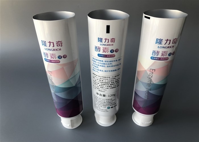 LONG RICH Laminated Tubes Silver Sheet Material 138mm Tube Length Customized
